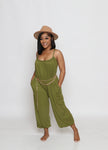 Easy On Me-Jumpsuit(Olive)